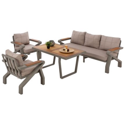 Αγόρασε ΣΕΤ ΣΑΛΟΝΙ 4ΤΜΧ ΕΞΩΤΕΡΙΚΟΥ ΧΩΡΟΥ ΑΛΟΥΜΙΝΙΟΥ KAI ΜΑΣΙΦ ΞΥΛΟ ΙΡΟΚΟ HM5885.01 σε μοναδική τιμή στο clickforshop.gr