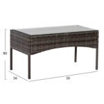 ΣΕΤ ΣΑΛΟΝΙ 4ΤΜΧ STASIA HM6089.02 ΣΥΝΘ.RATTAN ΓΚΡΙ-ΜΠΕΖ ΜΑΞΙΛΑΡΙΑ - Image 4