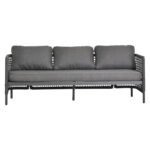 ΣΕΤ ΣΑΛΟΝΙ 4ΤΜΧ SONDRA HM6251.01 ΑΛΟΥΜΙΝΙΟ-ΣΧΟΙΝΙ-ΜΑΞΙΛΑΡΙΑ ΣΕ ΓΚΡΙ - Image 5