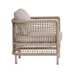 ΣΕΤ ΣΑΛΟΝΙ 4ΤΜΧ SONDRA HM6251.02 ΑΛΟΥΜΙΝΙΟ & ΣΧΟΙΝΙ ΚΑΠΟΥΤΣΙΝΟ--ΜΑΞΙΛΑΡΙΑ ΣΕ ΜΠΕΖ - Image 5