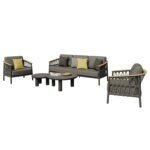 Αγόρασε ΣΕΤ ΣΑΛΟΝΙ 5ΤΜΧ STREAM HM6426.01 ΑΝΘΡΑΚΙ ΑΛΟΥΜΙΝΙΟ-STRAP ΣΧΟΙΝΙ-OLEFIN σε μοναδική τιμή στο clickforshop.gr