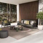 ΣΕΤ ΣΑΛΟΝΙ 5ΤΜΧ STREAM HM6426.07 ΠΡΑΣΙΝΟ ΑΛΟΥΜΙΝΙΟ-ΑΝΘΡΑΚΙ ΣΧΟΙΝΙ-OLEFIN - Image 2