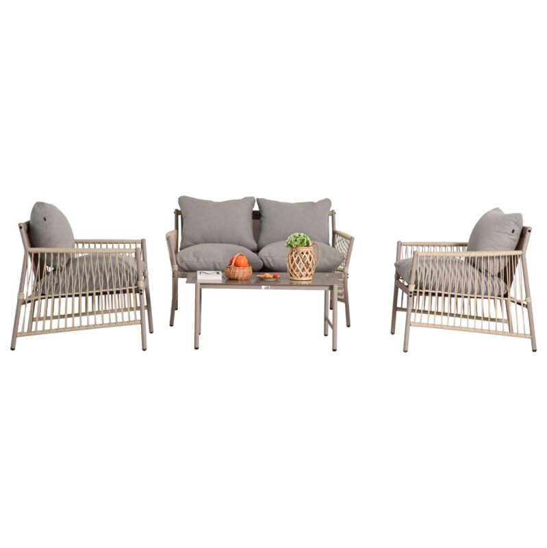 Αγόρασε ΣΕΤ ΣΑΛΟΝΙ ΕΞ.ΧΩΡΟΥ 4 ΘΕΣΕΩΝ DEANDRA HM6507.02 ΣΑΜΠΑΝΙ ΜΕΤΑΛΛΟ--ΓΚΡΙ ΜΑΞΙΛΑΡΙΑ σε μοναδική τιμή στο clickforshop.gr