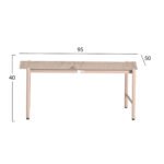 ΣΕΤ ΣΑΛΟΝΙ ΕΞ.ΧΩΡΟΥ 4 ΘΕΣΕΩΝ DEANDRA HM6507.02 ΣΑΜΠΑΝΙ ΜΕΤΑΛΛΟ--ΓΚΡΙ ΜΑΞΙΛΑΡΙΑ - Image 4