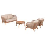 Αγόρασε ΣΕΤ ΣΑΛΟΝΙ ΕΞ.ΧΩΡΟΥ 4ΤΜΧ SANJI HM21213 ΞΥΛΟ ΑΚΑΚΙΑΣ-ΑΛΟΥΜΙΝΙΟ-ΣΧΟΙΝΙ σε μοναδική τιμή στο clickforshop.gr