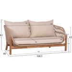 ΣΕΤ ΣΑΛΟΝΙ ΕΞ.ΧΩΡΟΥ 4ΤΜΧ SANJI HM21213 ΞΥΛΟ ΑΚΑΚΙΑΣ-ΑΛΟΥΜΙΝΙΟ-ΣΧΟΙΝΙ - Image 2