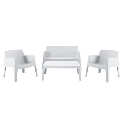 Αγόρασε ΣΕΤ ΣΑΛΟΝΙ ΕΞ.ΧΩΡΟΥ 4ΤΜΧ SLEEK HM21268.01 ΛΕΥΚΟ ΠΟΛΥΠΡΟΠΥΛΕΝΙΟ σε μοναδική τιμή στο clickforshop.gr