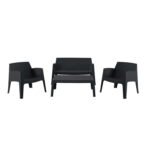 Αγόρασε ΣΕΤ ΣΑΛΟΝΙ ΕΞ.ΧΩΡΟΥ 4ΤΜΧ SLEEK HM21268.02 ΜΑΥΡΟ ΠΟΛΥΠΡΟΠΥΛΕΝΙΟ σε μοναδική τιμή στο clickforshop.gr