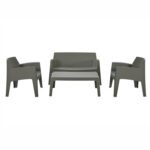 ΣΕΤ ΣΑΛΟΝΙ ΕΞ.ΧΩΡΟΥ 4ΤΜΧ SLEEK HM21268.05 DARK OLIVE GREEN ΠΟΛΥΠΡΟΠΥΛΕΝΙΟ - Image 5