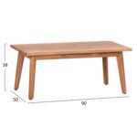 ΣΕΤ ΣΑΛΟΝΙ ΕΞ.ΧΩΡΟΥ 4ΤΜΧ FRANKY HM6231 ΞΥΛΟ ΑΚΑΚΙΑΣ-ΜΕΤΑΛΛΟ-ΣΧΟΙΝΙ - Image 4