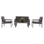 Αγόρασε ΣΕΤ ΣΑΛΟΝΙ ΕΞ.ΧΩΡΟΥ 4ΤΜΧ SAFIN HM6278.03 ΑΛΟΥΜΙΝΙΟ & OLEFIN ΣΚΟΥΡΟ ΓΚΡΙ--POLYWOOD σε μοναδική τιμή στο clickforshop.gr