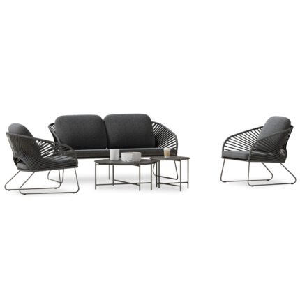 Αγόρασε ΣΕΤ ΣΑΛΟΝΙ ΕΞ.ΧΩΡΟΥ 5ΤΜΧ VERMONT HM6504.01 ΜΕΤΑΛΛΟ-ΣΧΟΙΝΙ-ΓΥΑΛΙ--ΓΚΡΙ σε μοναδική τιμή στο clickforshop.gr