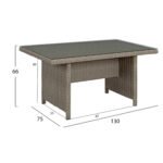 ΣΕΤ ΣΑΛΟΝΙ ΓΩΝΙΑ ΑΛΟΥΜΙΝΙΟΥ ΜΕ ΔΥΟ ΣΚΑΜΠΟ ΚΑΙ ΤΡΑΠΕΖΙ ΓΚΡΙ HM5144.21 - Image 3