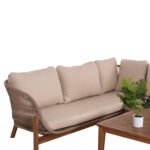 ΣΕΤ ΣΑΛΟΝΙ ΓΩΝΙΑ ΕΞ. ΧΩΡΟΥ 3ΤΜΧ SANJI HM6223 ΞΥΛΟ ΑΚΑΚΙΑΣ-ΑΛΟΥΜΙΝΙΟ-ΣΧΟΙΝΙ - Image 5