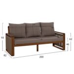 ΣΕΤ ΣΑΛΟΝΙΟΥ 4ΤΜΧ ΕΞΩΤΕΡΙΚΟΥ ΧΩΡΟΥ ΜΑΣΙΦ ΙΡΟΚΟ-ΣΧΟΙΝΙ ΜΠΕΖ ΚΑΡΥΔΙ HM5877.01 - Image 4