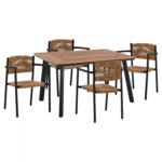 Αγόρασε ΣΕΤ ΤΡΑΠΕΖΑΡΙΑ 5ΤΜΧ ΜΕ ΤΡΑΠΕΖΙ POLYWOOD 120Χ80 & ΠΟΛΥΘΡΟΝΕΣ ΑΝΘΡΑΚΙ HM11430 σε μοναδική τιμή στο clickforshop.gr