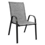 ΣΕΤ ΤΡΑΠΕΖΑΡΙΑ 7ΤΜΧ 1 ΤΡΑΠΕΖΙ 150Χ90+6ΚΑΡΕΚΛΕΣ ΓΚΡΙ HM5119.01 - Image 3