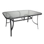 ΣΕΤ ΤΡΑΠΕΖΑΡΙΑ 7ΤΜΧ 1 ΤΡΑΠΕΖΙ 150Χ90+6ΚΑΡΕΚΛΕΣ ΓΚΡΙ HM5119.01 - Image 4