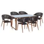 Αγόρασε ΣΕΤ ΤΡΑΠΕΖΑΡΙΑ 7ΤΜΧ ΤΡΑΠΕΖΙ 160X90 & ΠΟΛΥΘΡΟΝΕΣ ΑΛΟΥΜΙΝΙΟΥ HM11446 σε μοναδική τιμή στο clickforshop.gr