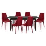 Αγόρασε ΣΕΤ ΤΡΑΠΕΖΑΡΙΑ 7ΤMX ΤΡΑΠΕΖΙ 150+44Χ90 MOLI ΜΠΟΡΝΤΩ HM10014.04 σε μοναδική τιμή στο clickforshop.gr