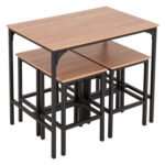 ΣΕΤ ΤΡΑΠΕΖΑΡΙΑ ΜΠΑΡ 5ΤΜΧ BOXY HM9882.01 ΜΑΥΡΟ ΜΕΤΑΛΛΟ-ΜΕΛΑΜΙΝΗ ΣΕ SONAMA - Image 4