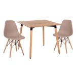 Αγόρασε ΣΕΤ ΤΡΑΠΕΖΑΡΙΑΣ 3ΤΜΧ TWIST HM21379 ΤΕΤΡΑΓΩΝΟ ΤΡΑΠΕΖΙ--2 ΚΑΡΕΚΛΕΣ ΣΕ ΚΑΠΟΥΤΣΙΝΟ σε μοναδική τιμή στο clickforshop.gr