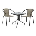 Αγόρασε ΣΕΤ ΤΡΑΠΕΖΑΡΙΑΣ 3ΤΜΧ ΜΕ 2 ΚΑΡΕΚΛΕΣ & ΤΡΑΠΕΖΙ 60Χ60 HM5179.01 σε μοναδική τιμή στο clickforshop.gr