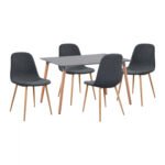 Αγόρασε ΣΕΤ ΤΡΑΠΕΖΑΡΙΑΣ 5 ΤΜΧ ΤΡΑΠΕΖΙ MINIMAL ΜΕ ΚΑΡΕΚΛΕΣ LEONARDO ΓΚΡΙ HM11330.10 σε μοναδική τιμή στο clickforshop.gr