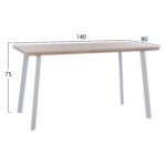 ΣΕΤ ΤΡΑΠΕΖΑΡΙΑΣ 5ΤΜΧ OFIRA HM10634 MDF TOP ΣΕ SONAMA--ΛΕΥΚΕΣ ΚΑΡΕΚΛΕΣ - Image 2