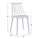 ΣΕΤ ΤΡΑΠΕΖΑΡΙΑΣ 5ΤΜΧ OFIRA HM10634 MDF TOP ΣΕ SONAMA--ΛΕΥΚΕΣ ΚΑΡΕΚΛΕΣ - Image 3