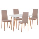 Αγόρασε ΣΕΤ ΤΡΑΠΕΖΑΡΙΑΣ 5ΤΜΧ MINIMAL HM11767 ΛΕΥΚΟ MDF-ΜΠΕΖ ΥΦΑΣΜΑ σε μοναδική τιμή στο clickforshop.gr