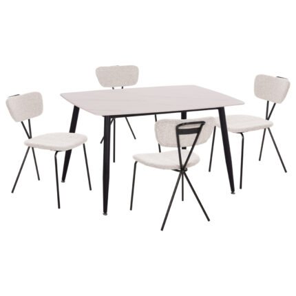 Αγόρασε ΣΕΤ ΤΡΑΠΕΖΑΡΙΑΣ 5ΤΜΧ RAVEN HM21067.01 ΚΕΡΑΜΙΚΟ TOP ΛΕΥΚΟ ΜΑΡΜΑΡΟ--ΜΕΤΑΛΛΟ σε μοναδική τιμή στο clickforshop.gr