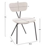 ΣΕΤ ΤΡΑΠΕΖΑΡΙΑΣ 5ΤΜΧ RAVEN HM21067.02 ΚΕΡΑΜΙΚΟ TOP ΜΑΥΡΟ ΜΑΡΜΑΡΟ--ΜΕΤΑΛΛΟ - Image 3