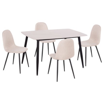 Αγόρασε ΣΕΤ ΤΡΑΠΕΖΑΡΙΑΣ 5ΤΜΧ RAVEN HM21068.01 ΚΕΡΑΜΙΚΟ TOP ΛΕΥΚΟ ΜΑΡΜΑΡΟ--ΜΠΕΖ ΥΦΑΣΜΑ σε μοναδική τιμή στο clickforshop.gr