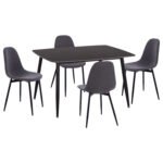 Αγόρασε ΣΕΤ ΤΡΑΠΕΖΑΡΙΑΣ 5ΤΜΧ RAVEN HM21068.02 ΚΕΡΑΜΙΚΟ TOP ΜΑΥΡΟ ΜΑΡΜΑΡΟ--ΓΚΡΙ ΥΦΑΣΜΑ σε μοναδική τιμή στο clickforshop.gr