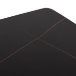 ΣΕΤ ΤΡΑΠΕΖΑΡΙΑΣ 5ΤΜΧ RAVEN HM21069.02 ΚΕΡΑΜΙΚΟ TOP ΜΑΥΡΟ ΜΑΡΜΑΡΟ & 4 ΚΑΡΕΚΛΕΣ - Image 5