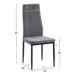 ΣΕΤ ΤΡΑΠΕΖΑΡΙΑΣ 5ΤΜΧ RAVEN HM21071.03 ΚΕΡΑΜΙΚΟ TOP ΛΕΥΚΟ ΜΑΡΜΑΡΟ--ΒΕΛΟΥΔΟ ΓΚΡΙ - Image 3