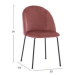 ΣΕΤ ΤΡΑΠΕΖΑΡΙΑΣ 5ΤΜΧ RAVEN HM21072.02 ΚΕΡΑΜΙΚΟ TOP ΜΑΥΡΟ ΜΑΡΜΑΡΟ & 4 ΚΑΡΕΚΛΕΣ - Image 3