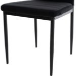 ΣΕΤ ΤΡΑΠΕΖΑΡΙΑΣ 5ΤΜΧ MINIMAL HM21173 MDF TOP ΜΑΥΡΟ-ΒΕΛΟΥΔΟ & ΜΕΤΑΛΛΟ ΜΑΥΡΟ - Image 6