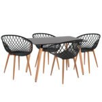 Αγόρασε ΣΕΤ ΤΡΑΠΕΖΑΡΙΑΣ 5ΤΜΧ ARIADNE HM21174 MDF TOP & ΠΟΛΥΠΡΟΠΥΛΕΝΙΟ ΣΕ ΜΑΥΡΟ σε μοναδική τιμή στο clickforshop.gr