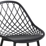 ΣΕΤ ΤΡΑΠΕΖΑΡΙΑΣ 5ΤΜΧ LIO HM21175 MDF TOP & ΠΟΛΥΠΡΟΠΥΛΕΝΙΟ ΣΕ ΜΑΥΡΟ - Image 4