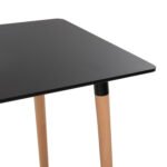 ΣΕΤ ΤΡΑΠΕΖΑΡΙΑΣ 5ΤΜΧ MINIMAL HM21178 MDF TOP ΣΕ ΜΑΥΡΟ-ΣΚΕΛΕΤΟΣ ΣΕ ΦΥΣΙΚΟ ΞΥΛΟΥ - Image 6