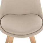 ΣΕΤ ΤΡΑΠΕΖΑΡΙΑΣ 5ΤΜΧ VEGAS HM21180 MDF TOP ΣΕ ΦΥΣΙΚΟ--ΥΦΑΣΜΑ ΜΠΕΖ - Image 4