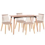 Αγόρασε ΣΕΤ ΤΡΑΠΕΖΑΡΙΑΣ 5ΤΜΧ VANESSA HM21181 MDF TOP ΣΕ ΦΥΣΙΚΟ-ΣΚΕΛΕΤΟΣ ΣΕ ΦΥΣΙΚΟ σε μοναδική τιμή στο clickforshop.gr