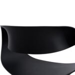 ΣΕΤ ΤΡΑΠΕΖΑΡΙΑΣ 5ΤΜΧ MAGGIE HM21187 MDF TOP & ΠΟΛΥΠΡΟΠΥΛΕΝΙΟ ΣΕ ΜΑΥΡΟ ΧΡΩΜΑ - Image 5