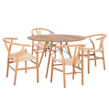 Αγόρασε ΣΕΤ ΤΡΑΠΕΖΑΡΙΑΣ 5ΤΜΧ BRAVE HM21188 ΜΕ 4 ΚΑΡΕΚΛΕΣ & ΣΤΡΟΓΓΥΛΟ ΤΡΑΠΕΖΙ σε μοναδική τιμή στο clickforshop.gr