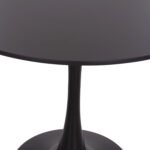 ΣΕΤ ΤΡΑΠΕΖΑΡΙΑΣ 5ΤΜΧ BROLIN HM21191 MDF TOP-ΜΕΤΑΛΛΙΚΑ ΠΟΔΙΑ-ΒΕΛΟΥΔΟ--ΜΑΥΡΟ - Image 6