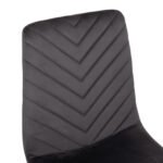 ΣΕΤ ΤΡΑΠΕΖΑΡΙΑΣ 5ΤΜΧ LATRELL HM21192 ΤΡΑΠΕΖΙ ΚΕΡΑΜΙΚΟ TOP-ΒΕΛΟΥΔΟ ΓΚΡΙ ΚΑΡΕΚΛΕΣ - Image 4