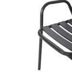 ΣΕΤ ΤΡΑΠΕΖΑΡΙΑΣ 5ΤΜΧ ADAM HM21219 ΚΑΡΕΚΛΕΣ ΜΕΤΑΛΛΙΚΕΣ & ΤΡΑΠΕΖΙ 110x60 ΓΚΡΙ - Image 5