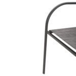 ΣΕΤ ΤΡΑΠΕΖΑΡΙΑΣ 5ΤΜΧ REDAN HM21223 ΤΡΑΠΕΖΙ & 4 ΠΟΛΥΘΡΟΝΕΣ ΣΕ ΓΚΡΙ - Image 5